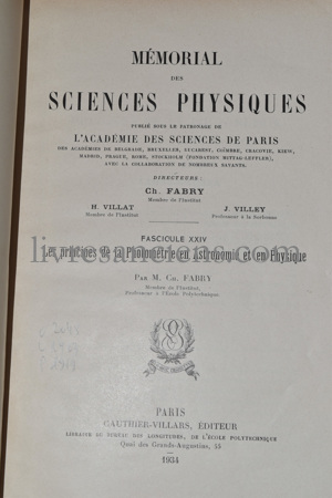 Photo FABRY, Charles.&nbsp;