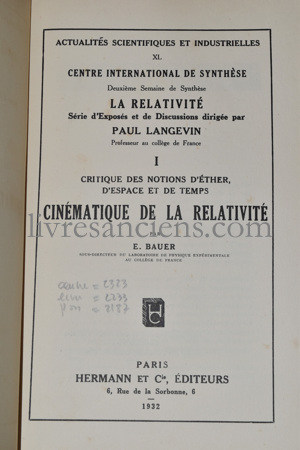 Photo BAUER, Edmond.&nbsp;