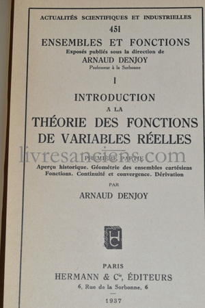 Photo DENJOY, Arnaud.&nbsp;