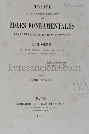 Photo COURNOT, Antoine-Augustin.&nbsp;