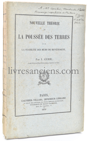 Photo CURIE, Jean.&nbsp;