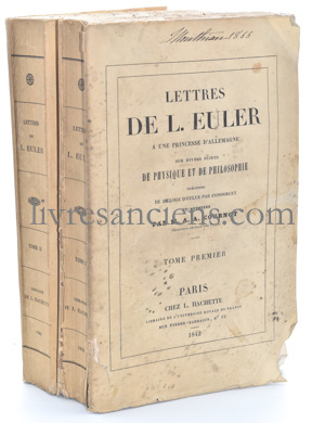 Photo EULER, Leonhard || COURNOT, Antoine-Augustin.&nbsp;