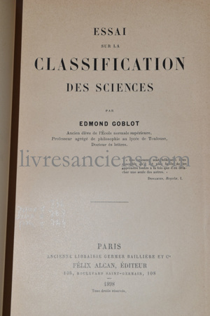 Photo GOBLOT, Edmond.&nbsp;