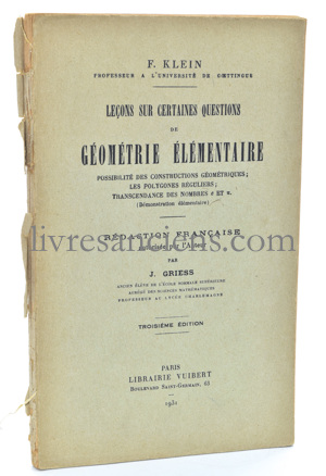 Photo KLEIN, Felix.&nbsp;