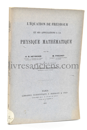 Photo HEYWOOD, Horace Bryon || FRÉCHET, René Maurice.&nbsp;