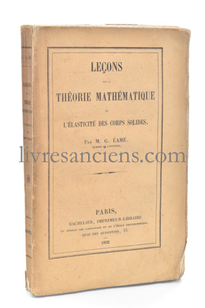 Photo LAMÉ, Gabriel.&nbsp;