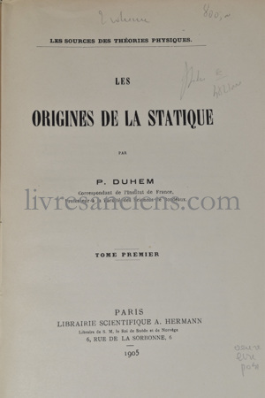 Photo DUHEM, Pierre.&nbsp;