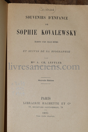 Photo KOVALEWSKY, Sophie || LEFFLER, Anne Charlotte.&nbsp;