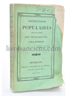 Photo QUETELET, Adolphe.&nbsp;