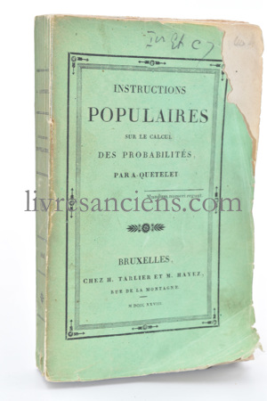 Photo QUETELET, Adolphe.&nbsp;