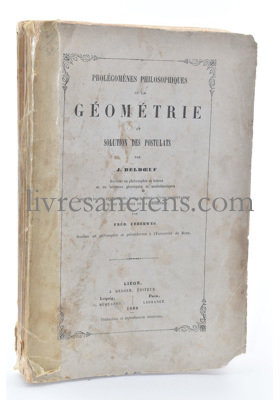 Photo DELBOEUF, Joseph Rémi François.&nbsp;