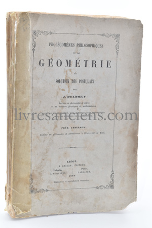 Photo DELBOEUF, Joseph Rémi François.&nbsp;