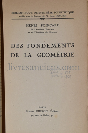 Photo POINCARÉ, Henri.&nbsp;