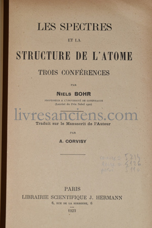 Photo BOHR, Niels.&nbsp;