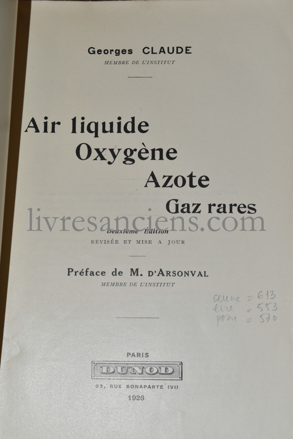 Photo CLAUDE, Georges.&nbsp;