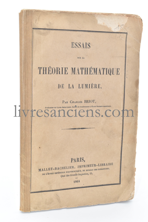 Photo BRIOT, Charles Auguste Albert.&nbsp;