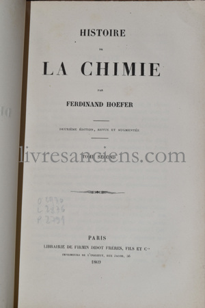 Photo HOEFER, Ferdinand.&nbsp;