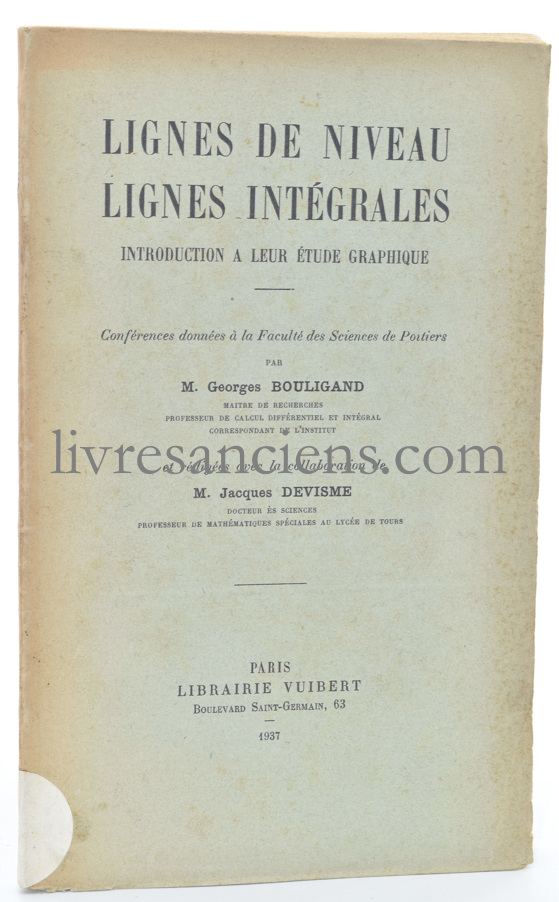 Photo BOULIGAND, Georges Louis || DEVISME, Jacques.&nbsp;