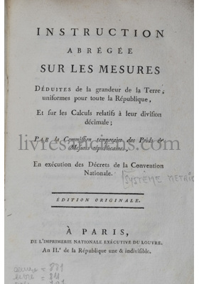 Photo [SYSTEME METRIQUE].&nbsp;