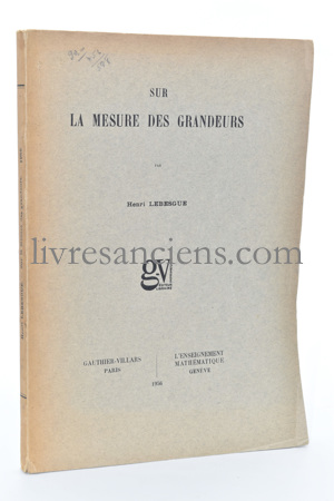 Photo LEBESGUE, Henri.&nbsp;