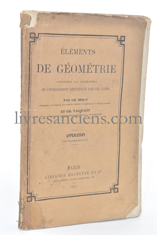 Photo BRIOT, Charles Auguste Albert || VACQUANT, Charles.&nbsp;