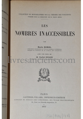 Photo BOREL, Émile || DUGUÉ, Daniel.&nbsp;