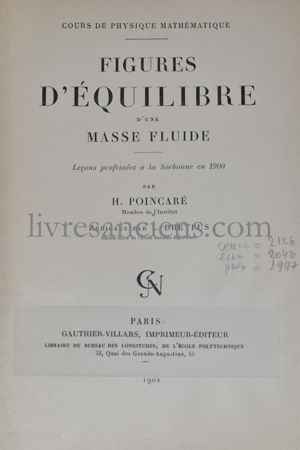 Photo POINCARÉ, Henri.&nbsp;