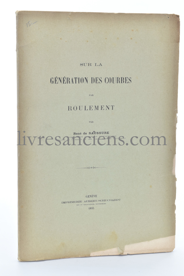 Photo DE SAUSSURE, René.&nbsp;