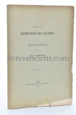 Photo DE SAUSSURE, René.&nbsp;