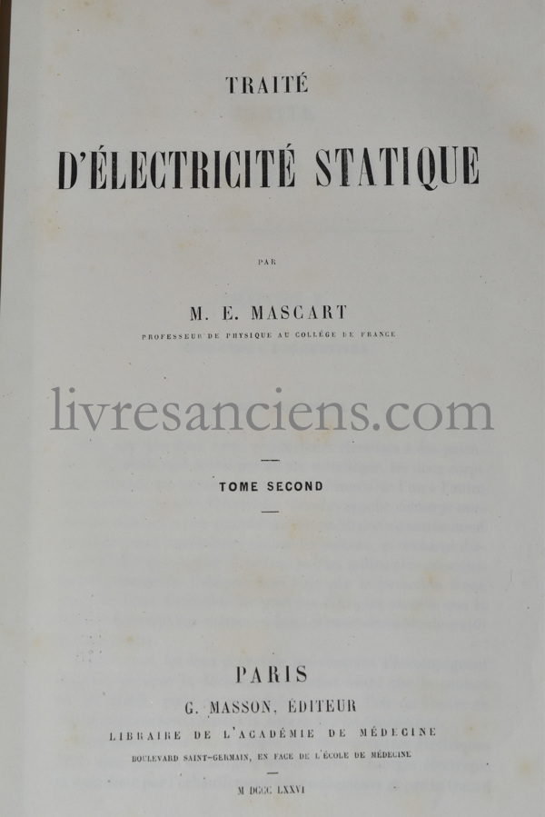 Photo MASCART, Éleuthère.&nbsp;