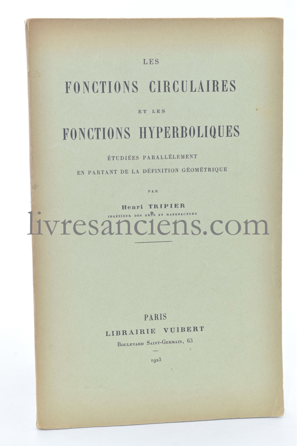 Photo TRIPIER, Henri.&nbsp;