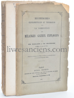 Photo MALLARD, François Ernest || LE CHATELIER, Henri Louis.&nbsp;