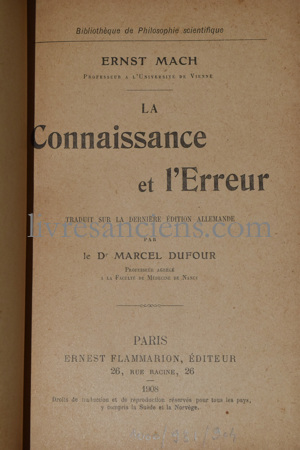 Photo MACH, Ernst.&nbsp;