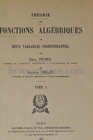 Photo PICARD, Émile || SIMART, Georges.&nbsp;