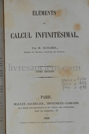 Photo DUHAMEL, Jean-marie-constant.&nbsp;