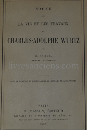 Photo FRIEDEL, Charles.&nbsp;