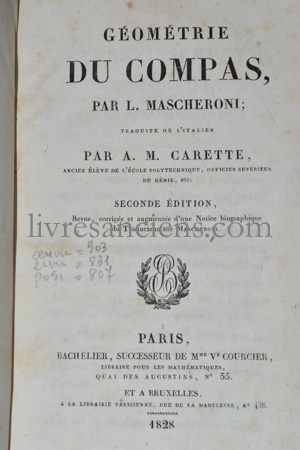 Photo MASCHERONI, Lorenzo.&nbsp;