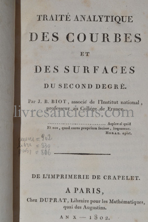 Photo BIOT, Jean-baptiste.&nbsp;