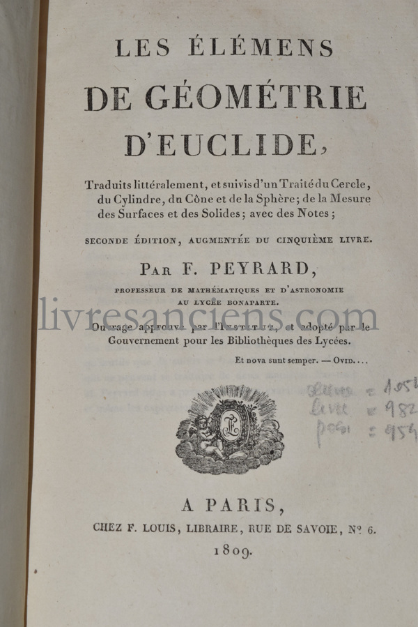 Photo PEYRARD, François || EUCLIDE.&nbsp;