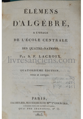 Photo LACROIX, Sylvestre.&nbsp;