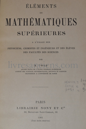 Photo VOGT, Henri Gustave.&nbsp;