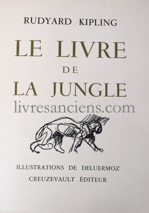 Photo KIPLING, Rudyard || DELUERMOZ. 