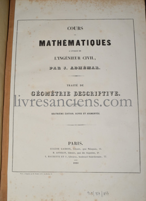 Photo ADHÉMAR, Joseph-Alphonse.&nbsp;