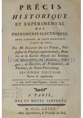 Photo SIGAUD DE LA FOND, Jean-René.&nbsp;