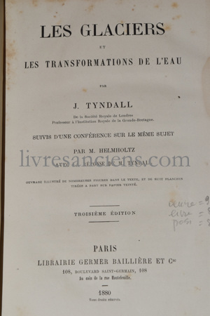 Photo TYNDALL, John.&nbsp;