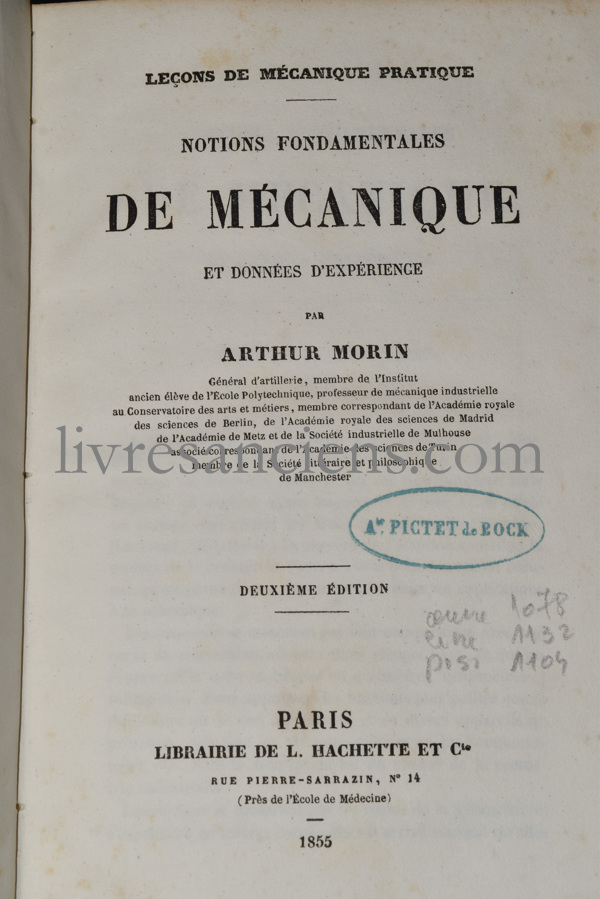 Photo MORIN, Arthur.&nbsp;