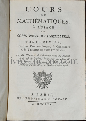 Photo BEZOUT, Etienne.&nbsp;