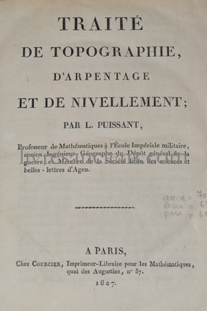 Photo PUISSANT, Louis.&nbsp;