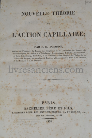 Photo POISSON, Siméon-Denis.&nbsp;