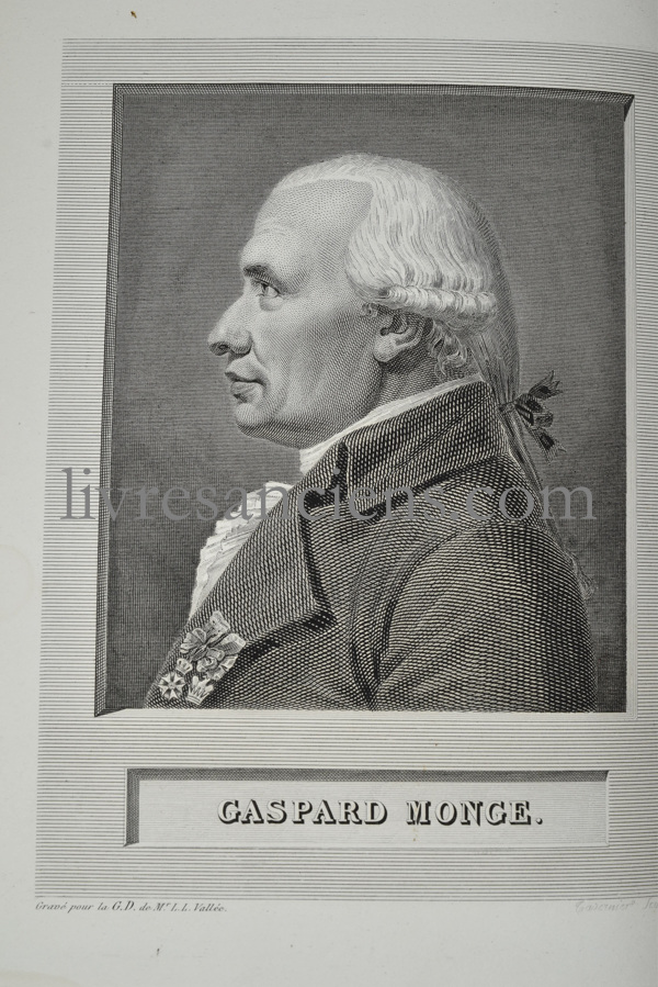 Photo MONGE, Gaspard.&nbsp;